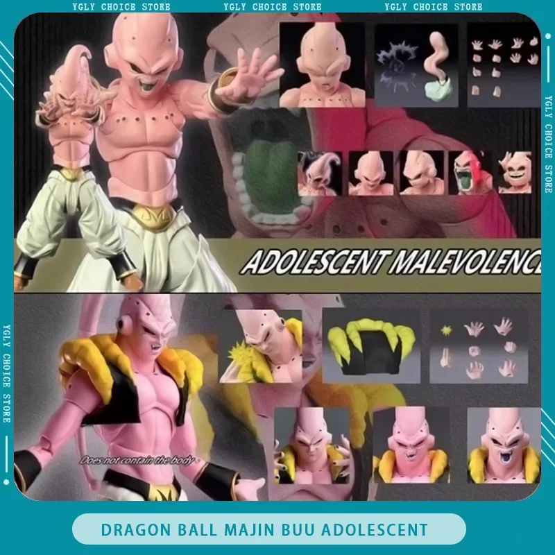 

In stock Dragon Ball Madman Buu Juvenile Madman Devourer Madman Buu Child Form Action Doll Model Toys