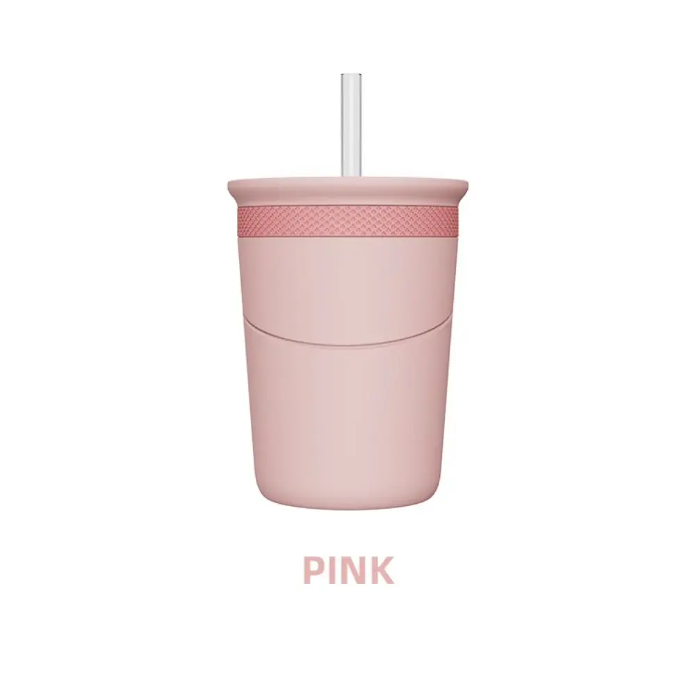 Silicone Ice Cube Mold Cup Blue Purple Pink Multifunctional Straw Cup with Ice Tray Dust-Proof Quick Freeze