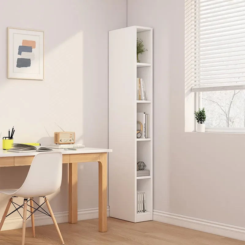 Living room crevice storage cabinet against the wall narrow cabinet bookcase narrow corner locker lattice cabinet display cabine