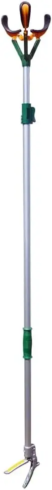 

Long Reach Telescopic Fruit Harvester and Picker, 6-Feet Extension, Gray