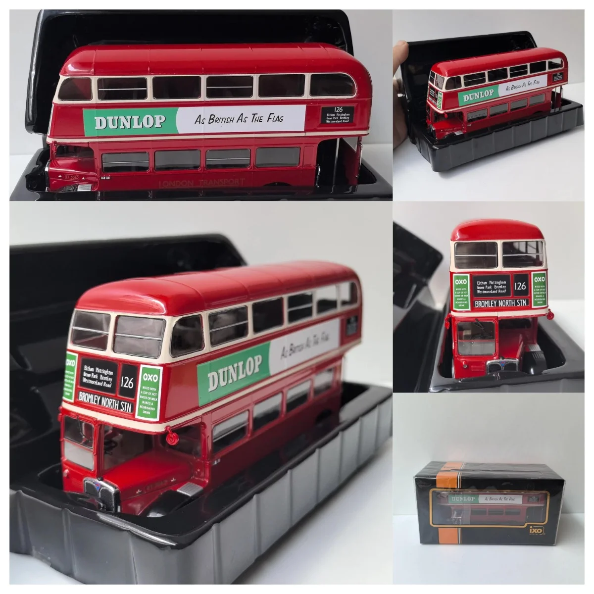 

IXO Diecast 1/43 Scale AEC REGENT III RT 1939 Bus 57 Alloy Car Model