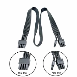 PCI-e Single 8Pin 6+2Pin GPU Power Cable for Corsair RM1000i, RM850i, RM750i, RM650i RM-i GOLD Type 4 Modular Power, 18AWG 60 CM