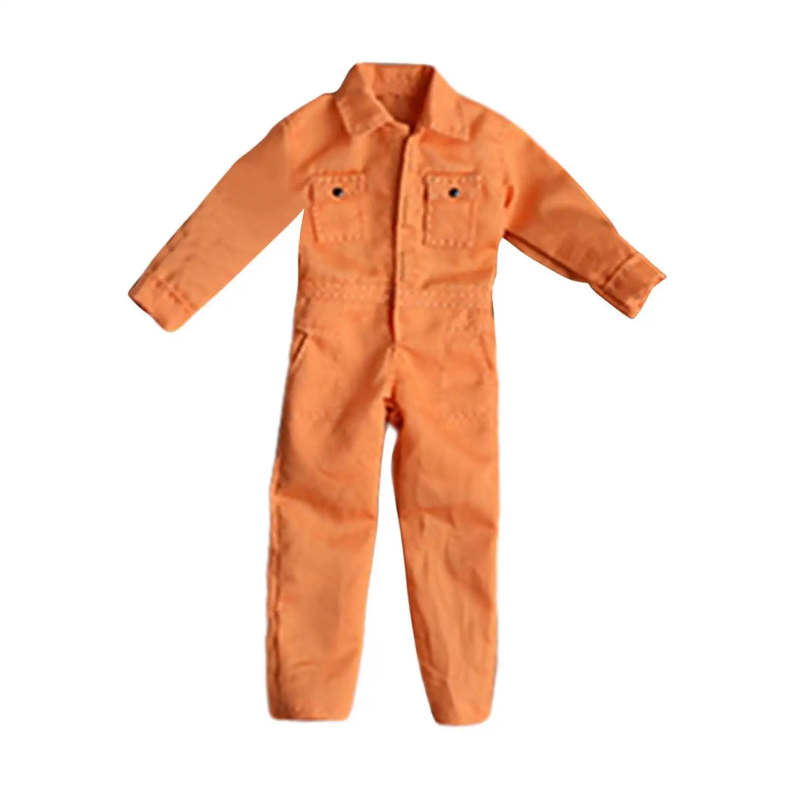 

1 12 Action Figure Clothing Jumpsuit Fashionable Uniform Miniature Clothes for 6 Inch Male Model Dolls