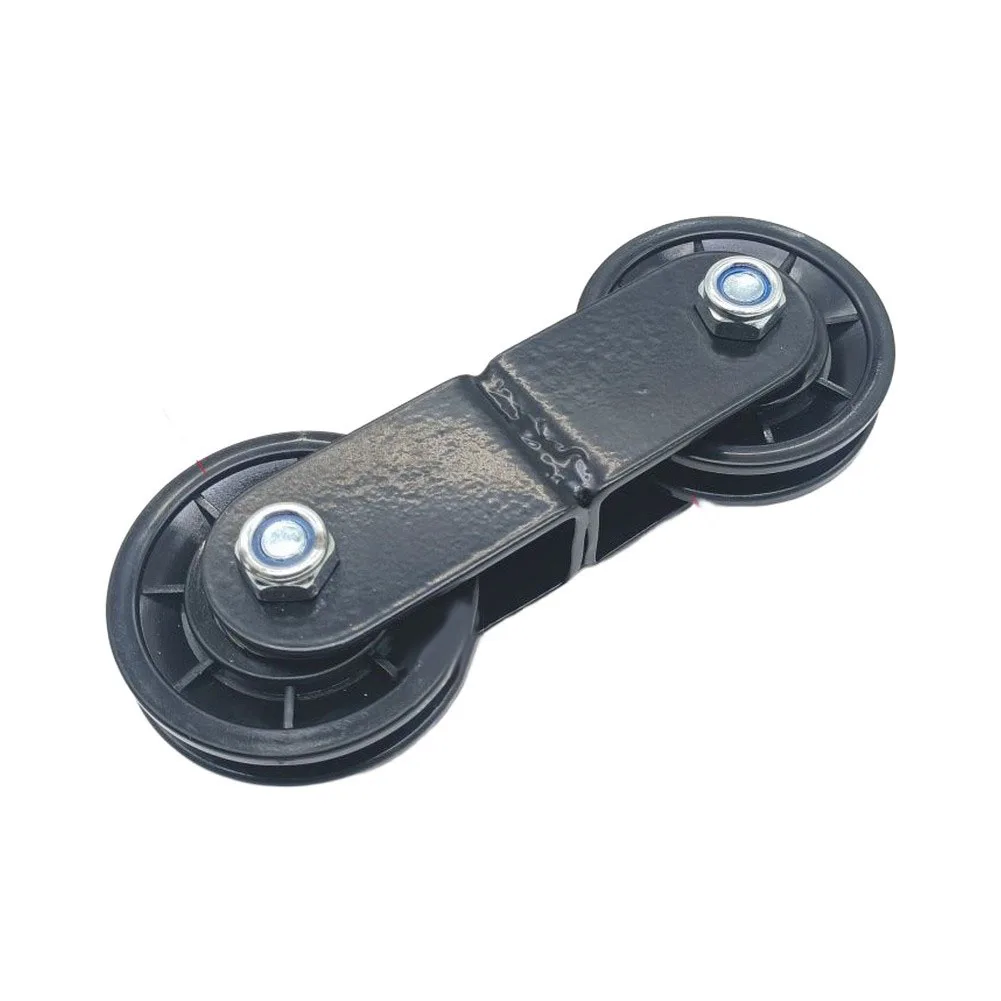 Double Row Figure Eight Pulley Wheel for Cable Exercise Systems Including Lat Pulldown Stations Gyms and Cable Towers