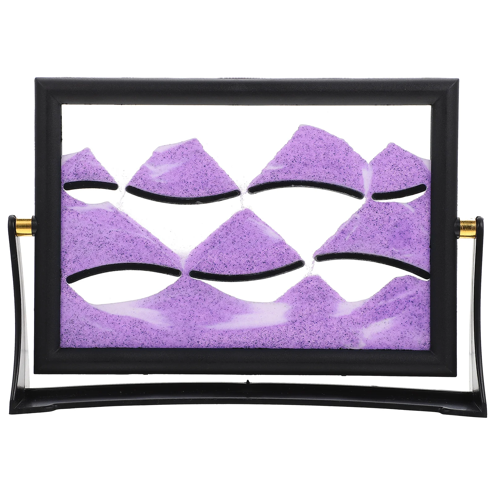 Quadro de Areia Movediça Criativa Premium com Pintura de Areia em Movimento, Vidro de Alta Transparência para Sala de Estar, Quarto, Escritório e Mesa