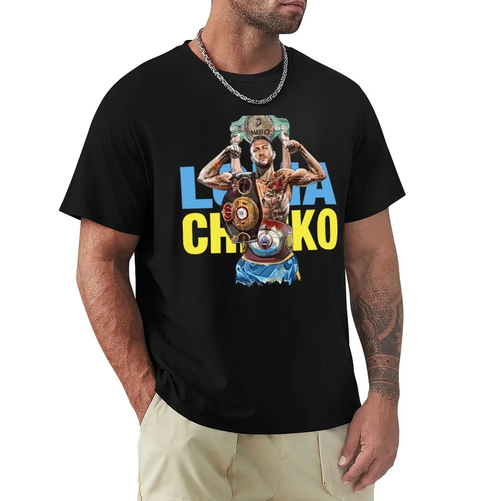 Lomachenko. Classic T-Shirt graphics Aesthetic clothing mens graphic t-shirts quick drying oversized oversized t shirt men