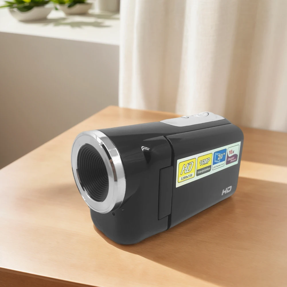 كاميرا فيديو DV محمولة 16MP 720P مع كابل USB كاميرا فيديو رقمية 2.0 بوصة TFT شاشة ملونة 16X تكبير رقمي للطلاب المراهقين #3