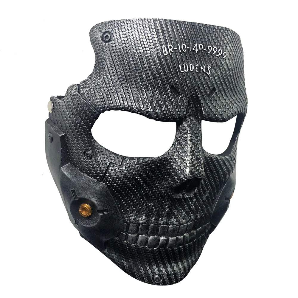 

Die-Hard Man Half Face Mask, Halloween Dress Cosplay, Death Stranding, Resin, Game Character, COS