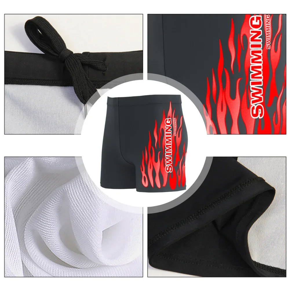 Beach Trunks Men Swimwear Beach Activities Bathing Suit Comfortable Fit Elastic Waistband Lightweight Swim Shorts