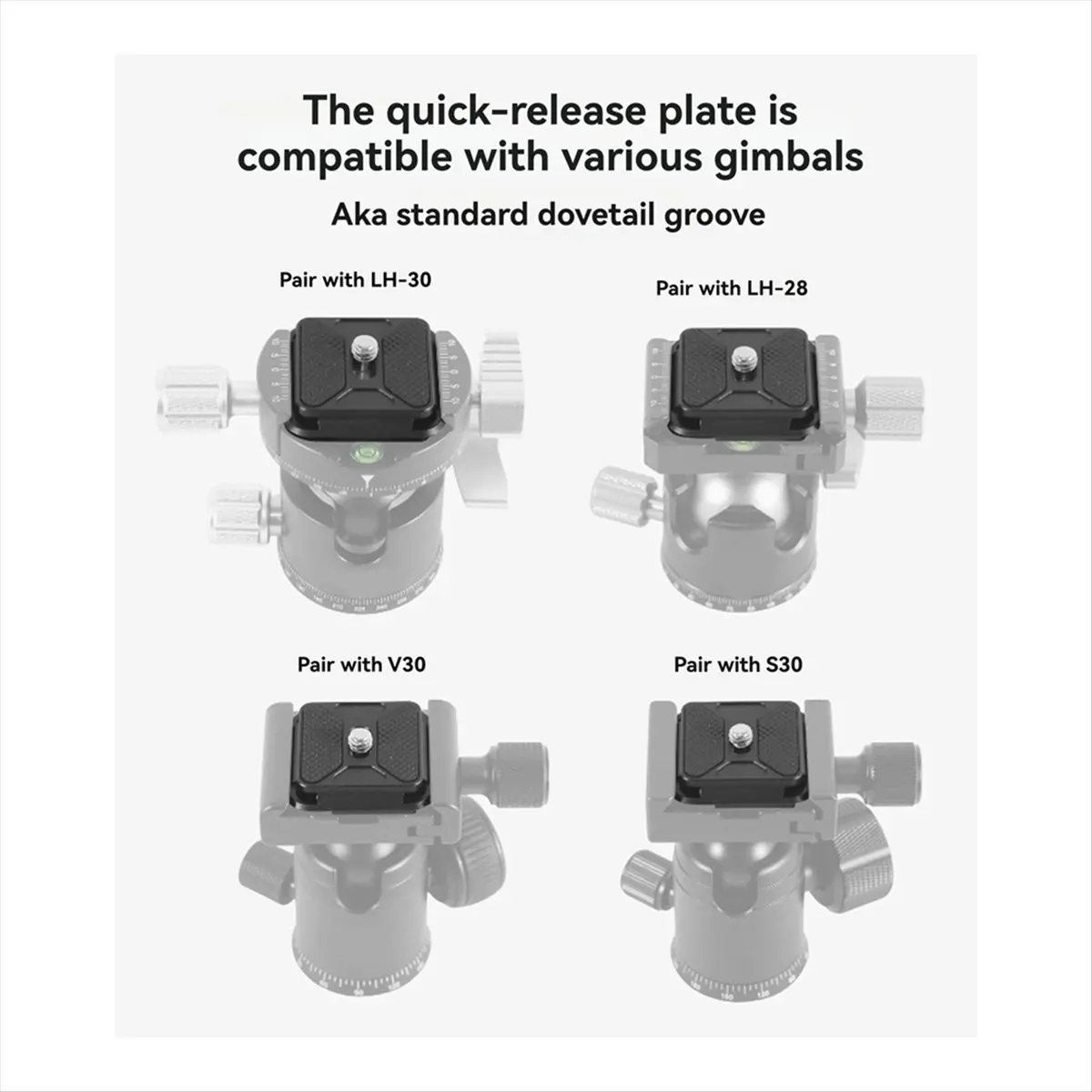 ABJA Camera Clip Mount Backpack Strap Kit with Quick Release Plate for DSLR for Arca Swiss Sony Nikon for Outdoor Photography