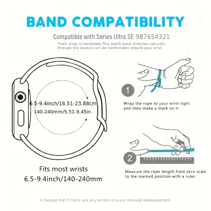 مناسبة لأشرطة HW Watch Fit3/Fit4 وحزام HW Band 8/9/10NFC المصنوع يدويًا من جلد الغزال