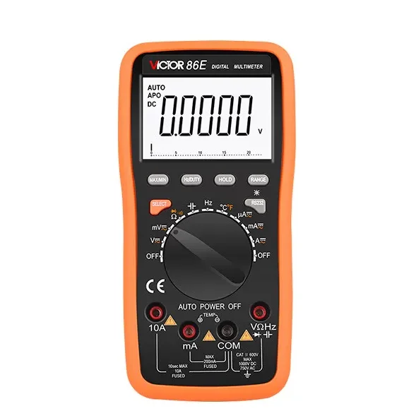 VICTOR 86E 22000 Counts Digital Auto Range Multimeter LCD Display