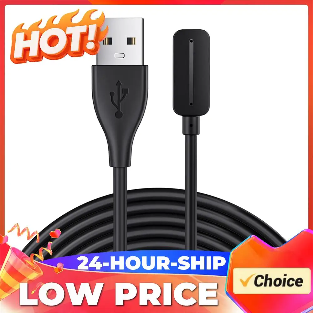 

Магнитный USB-кабель для зарядки, 1 м, адаптер, сменный провод питания 5В 1А для Polar Pacer/Pacer Pro/Ignite 3/Vantage V3