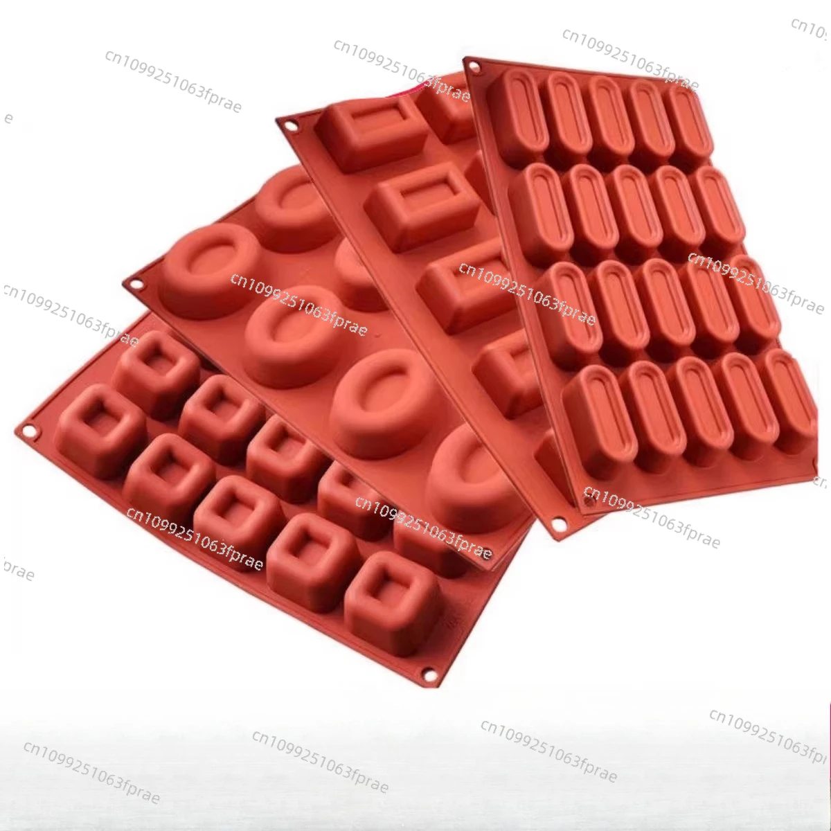 

Round oval heart-shaped rectangular hollow silicone mold SF087