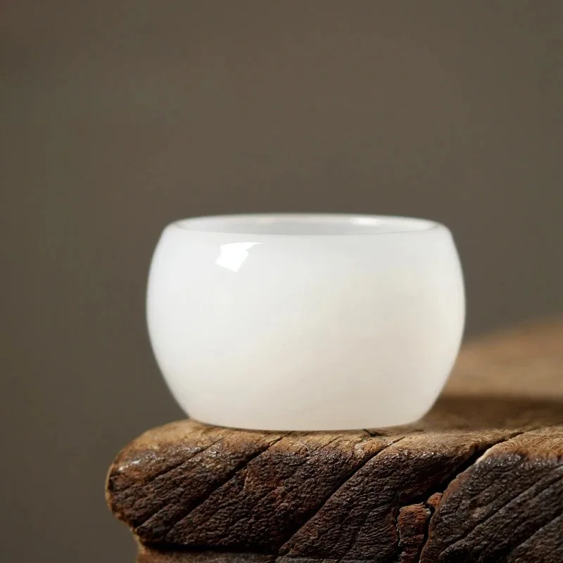 White porcelain jade porcelain tea cup tea cup kung fu tea set