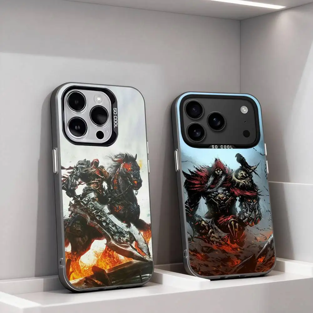 

Game D-DARKSIDERS Cool For iPhone 11,12,13,14,15,16,17,Pro,Max,Plus,E,Air,Mini Phone Case IMD Matte Black