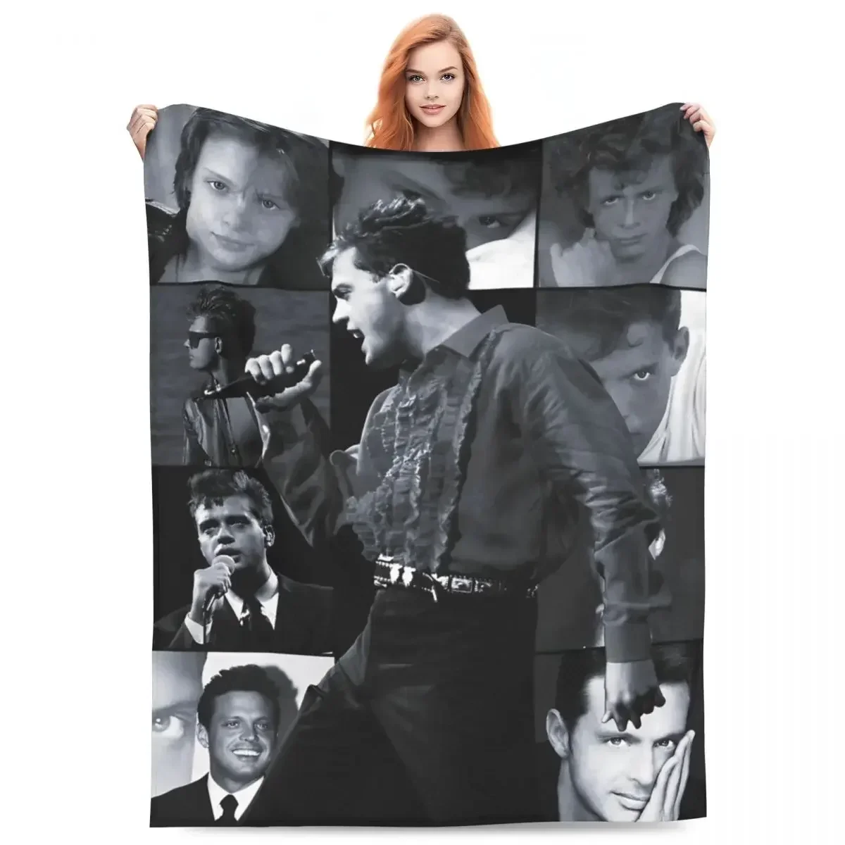 

Luis Miguel Tour Eras Blanket Fleece All Season Breathable Ultra-Soft Throw Blanket for Home Car Quilt