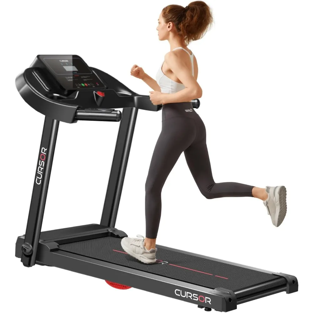 

Home Folding Treadmill with Pulse Sensor, 2.5 HP Quiet Brushless, 7.5 MPH, 265 LBS Capacity