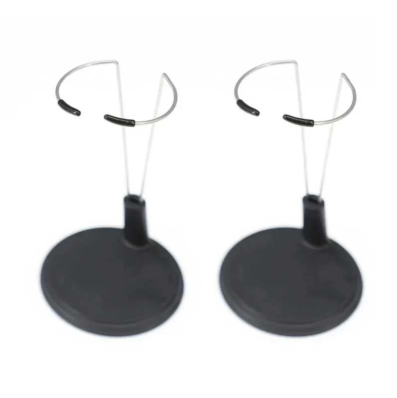 2Pcs Action Figure Stand Plastic Doll Display