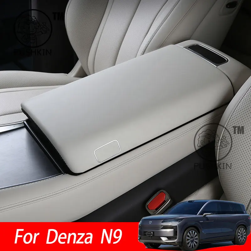 

Для Denza N9 2025 2026, автомобильный Стайлинг, внутренний подлокотник, антигрязная накладка, наклейка, чехол из искусственной кожи, модифицированные аксессуары