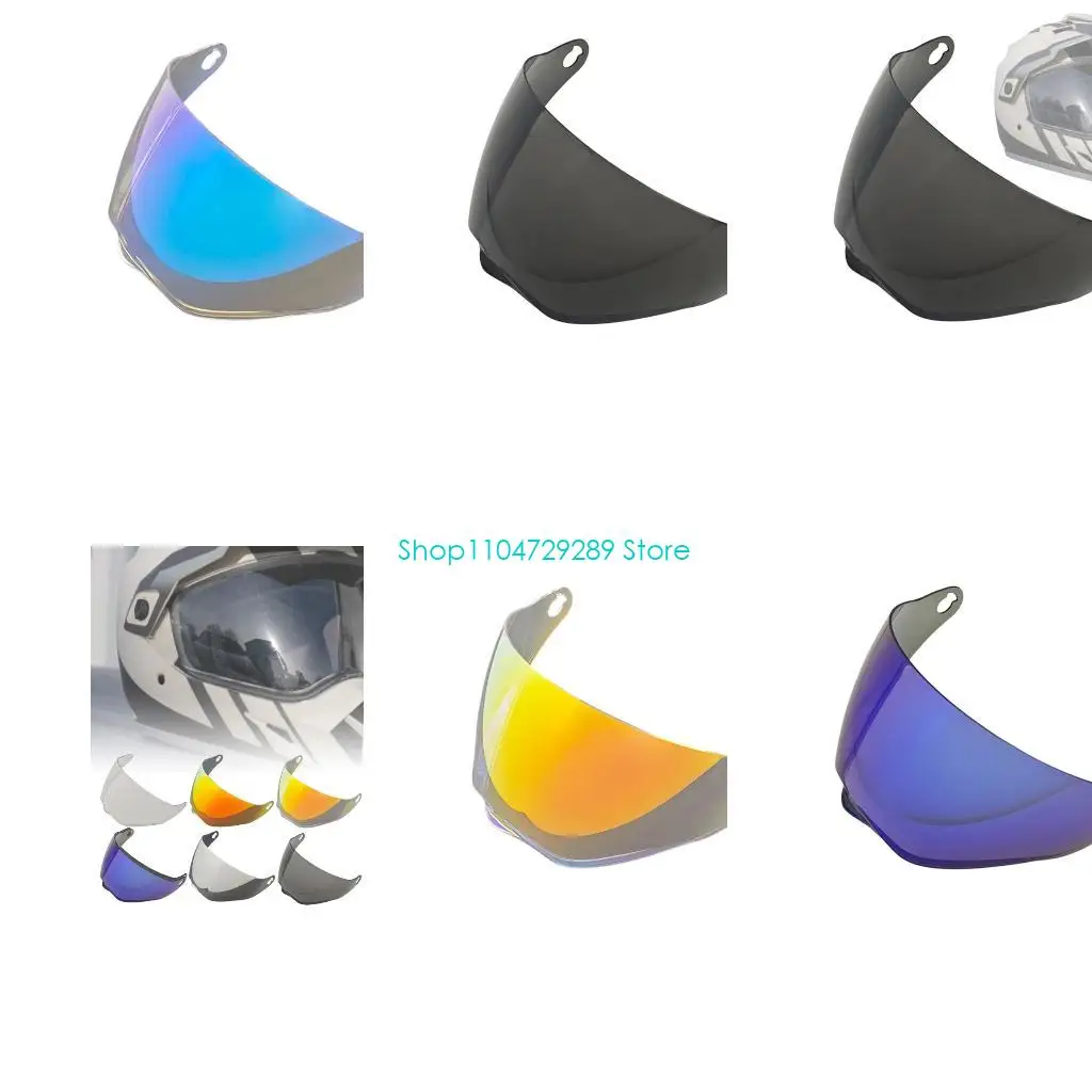 D8KE Curved Front Cover Lens with for MX9 Fitment, Face Lens Replacement Part for Commute Days, Backup Use, Pack