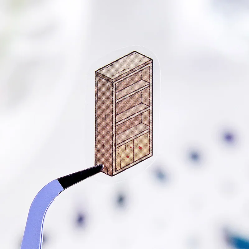 ملصقات مشهد كرتونية ثلاثية الأبعاد، ملصق منظر طبيعي DIY لمقصورة الجيب، التراص واللصق، هدية المهرجانات للطفل والطلاب