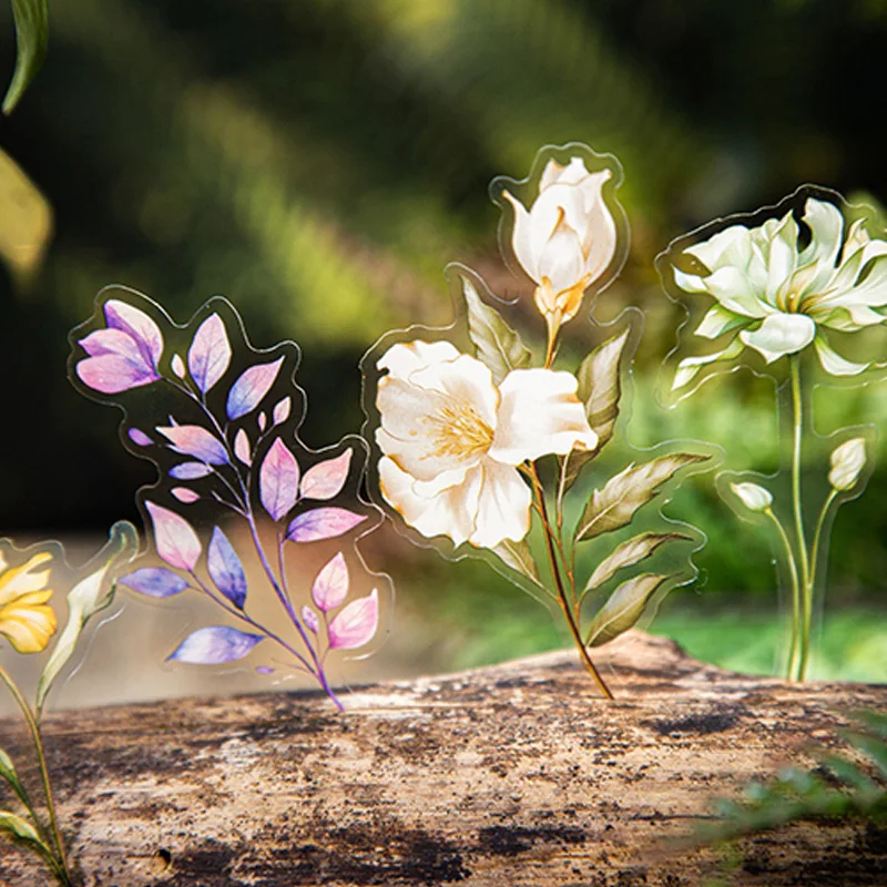 Mr. Paper 2Style 75Pcs/bag Botanical Handmade DIY Sticker Pack Creative Handbook Scrapbook Stickers