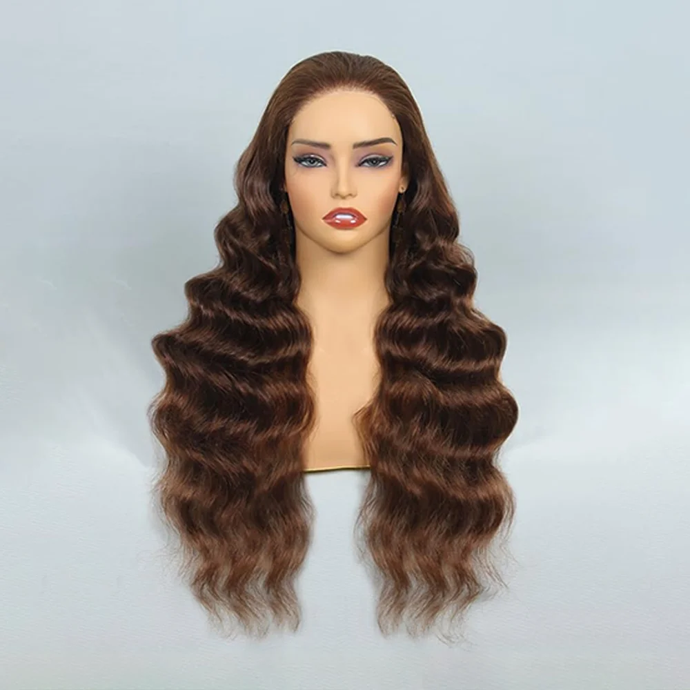 26-inch-4-brown-13x4-hd-lace-front-synthetic-wavy-hair-glueless-suitable-for-women-daily-wear-party-natural-heat-resistant-wigs