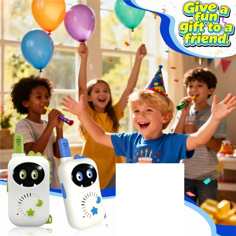 MACH-2 Stuks Mini Walkie Talkie Kids Kinderen Lange afstand Draadloze transmissie Outdoor Handheld Two Way Radio