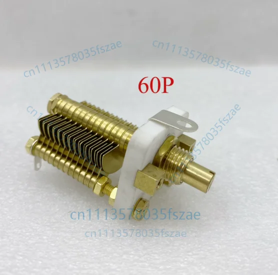 Accessories 1pcs cw2f single air variable capacitor 60p100p small loop antenna