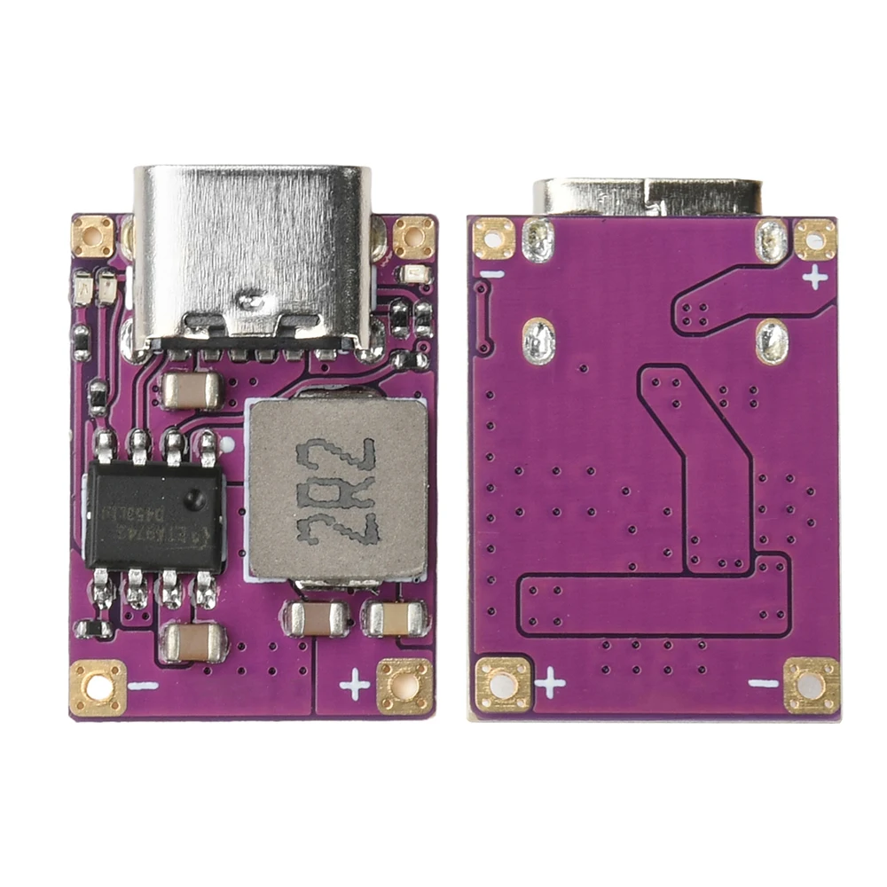 미니 DC 5V 2.4A 충전/방전 모듈 3.7V 4.2V 18650 리튬 이온 배터리 전원 공급 장치 모듈 타입 C DIY 전자 키트