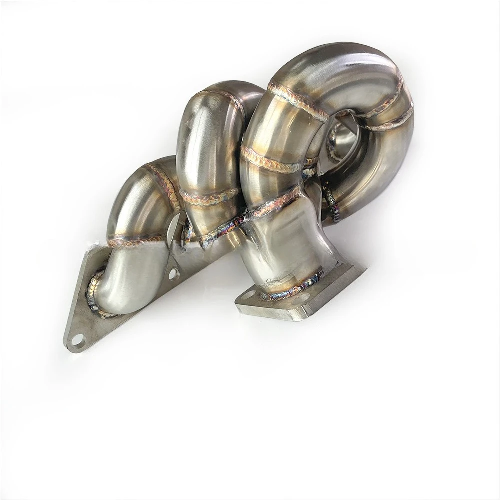 مشعب لـ Mi ts ubi shi Lancer Evolution IV 2.0T 1996-2003 كاتم صوت من الفولاذ المقاوم للصدأ