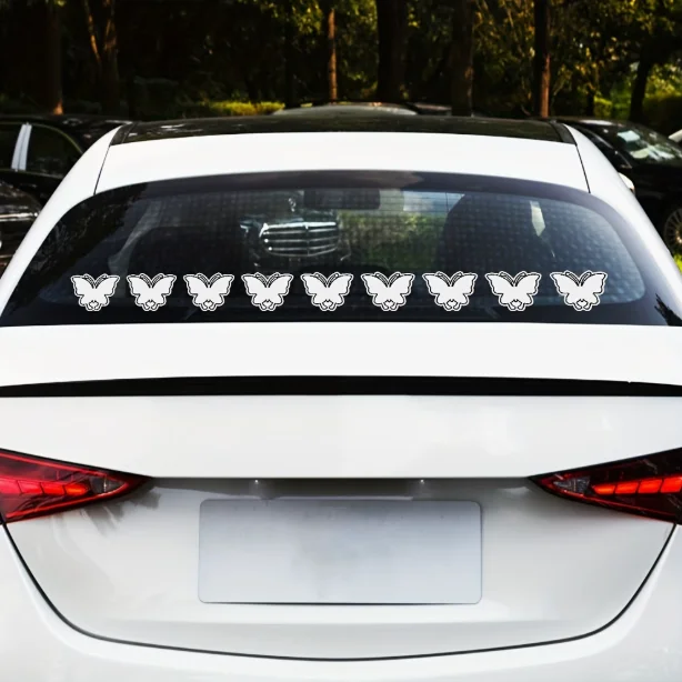 10 Beautiful Butterfly High-Intensity Reflective Car Stickers for Cars, Trucks, Suvs, Windows, Bodywork, Bumpers, Night Driving Safety Warning Stickers, Reflective Stickers for Motorcycle Helmets, Computer Cups, Skateboards, DIY Decorative Stickers, Gifts
