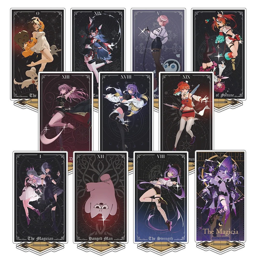 Hot Anime Hololive Vtuber Figure Acrylic Usada Pekora Uruha Rushia Hosimati Suisei Inugami Korone Bags Stand Model Fans Giftst