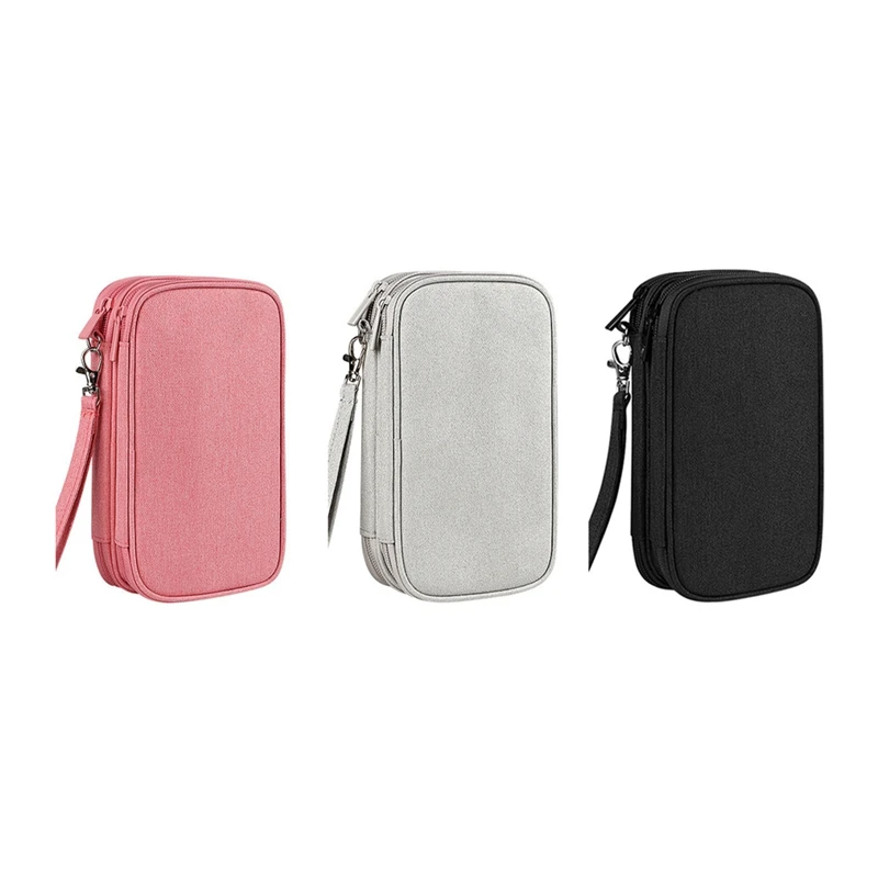 أفضل كابل محمول لتخزين الكابلات المقاومة للماء، منظم قابس شاحن كابل بيانات USB لمنظم إلكتروني للسفر