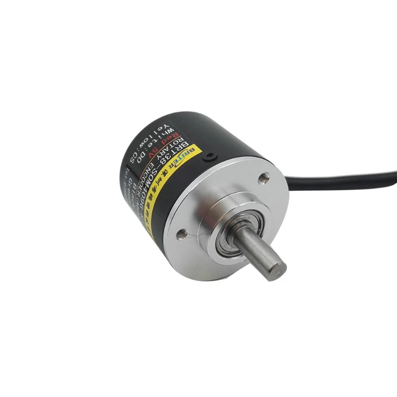 

BRT38-SOM1024-RT1 10bit 1024 resolution SSI single turn absolute rotary encoder 360 shell 38mm diameter 6mm shaft