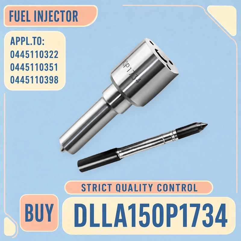 DLLA150P1734Common Rail Euro III Fuel Injector Precise Atomization And Full Combustion Suitable For 0445110351 0445110322 LG1542