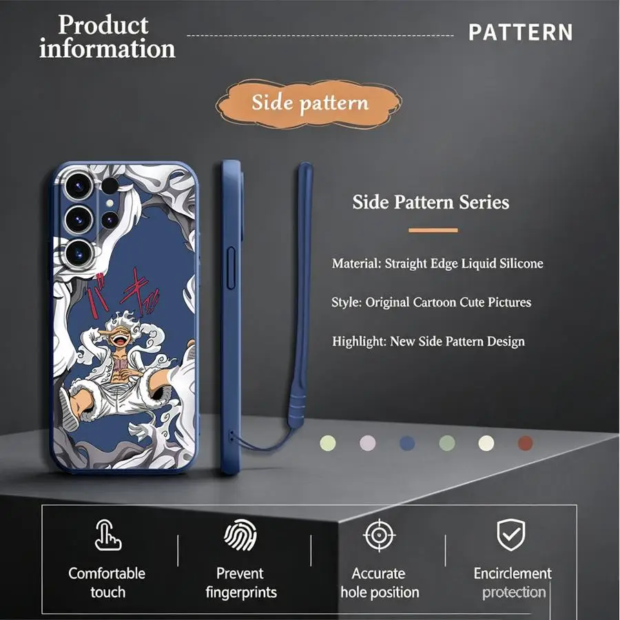 Phone Cover Case for Samsung Galaxy S26 S20 FE Note 20 10 Ultra S21 Plus S25 Edge S22 S23 S24 Ultra Anime O-One Piece Cool
