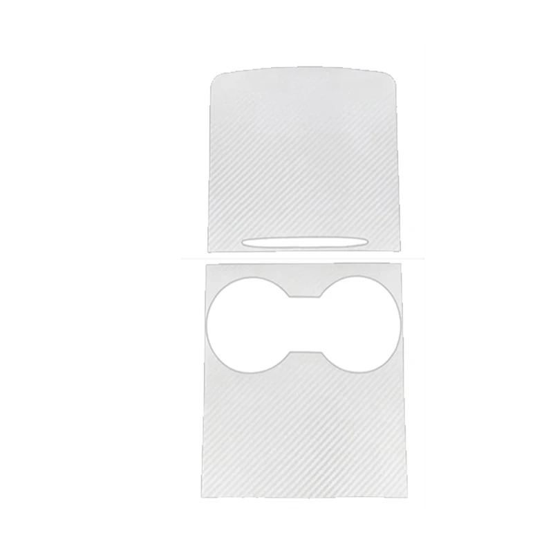 Voor Tesla2021-23 Model Y Center Sticker Houten middenconsolepaneel Graanfilm Centrale bediening Auto Dashboard Cover Sticker