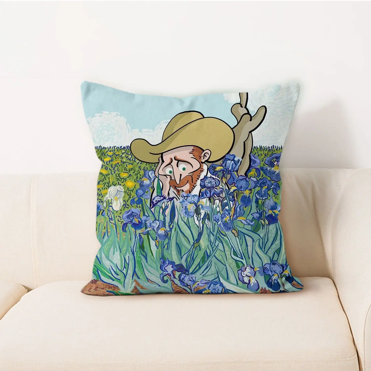 Van Gogh Painting Pillowcase  Art  Suitable for Bed Sofa   Living Room 