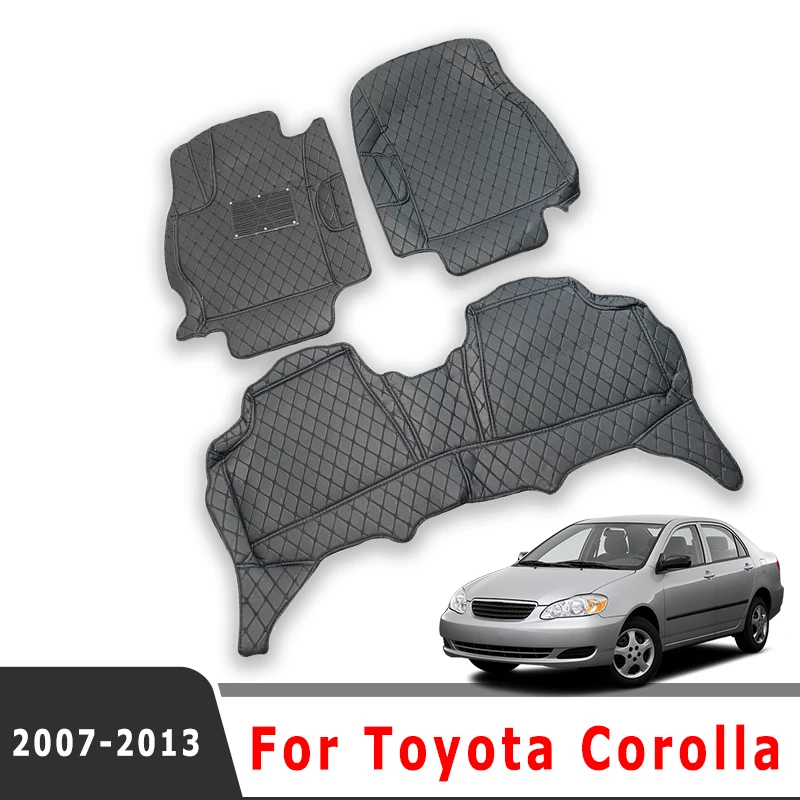 

Для Toyota Corolla X 10th E140 E150 2013 2012 2011 2010 2009 2008 2007 автомобильные коврики аксессуары ковры водонепроницаемые автозапчасти