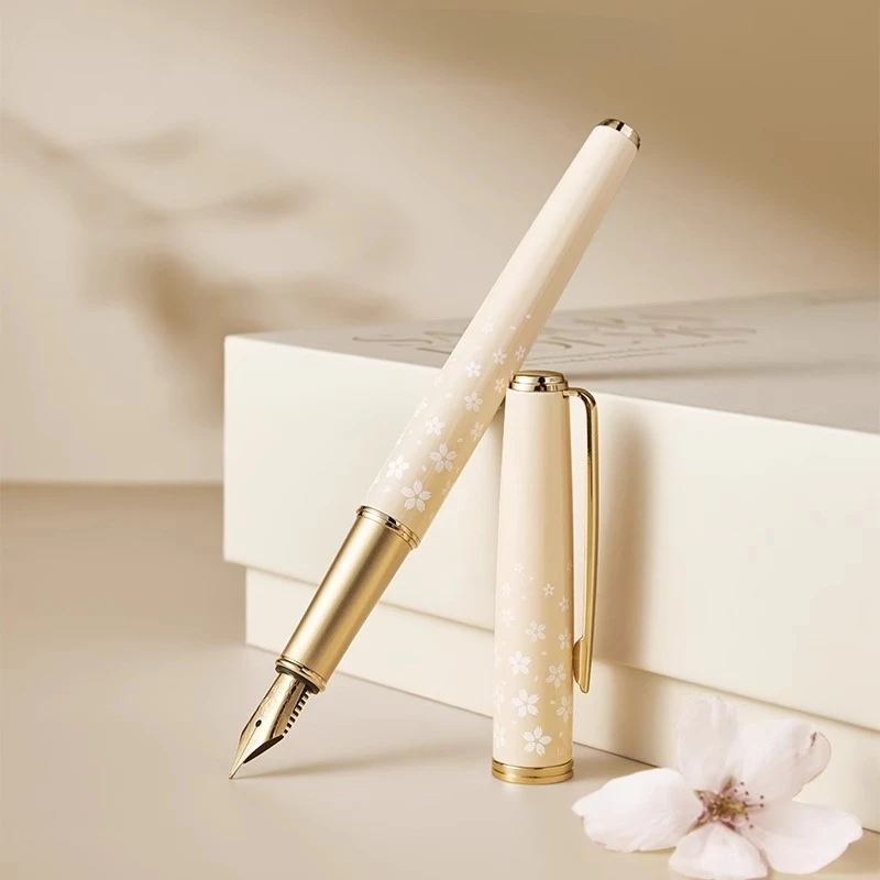 RIIMOO Li You 519 Cherry Blossom Pen, Women's High End Exquisite Gift, Men's High End Business Student Calligraphy Practice
