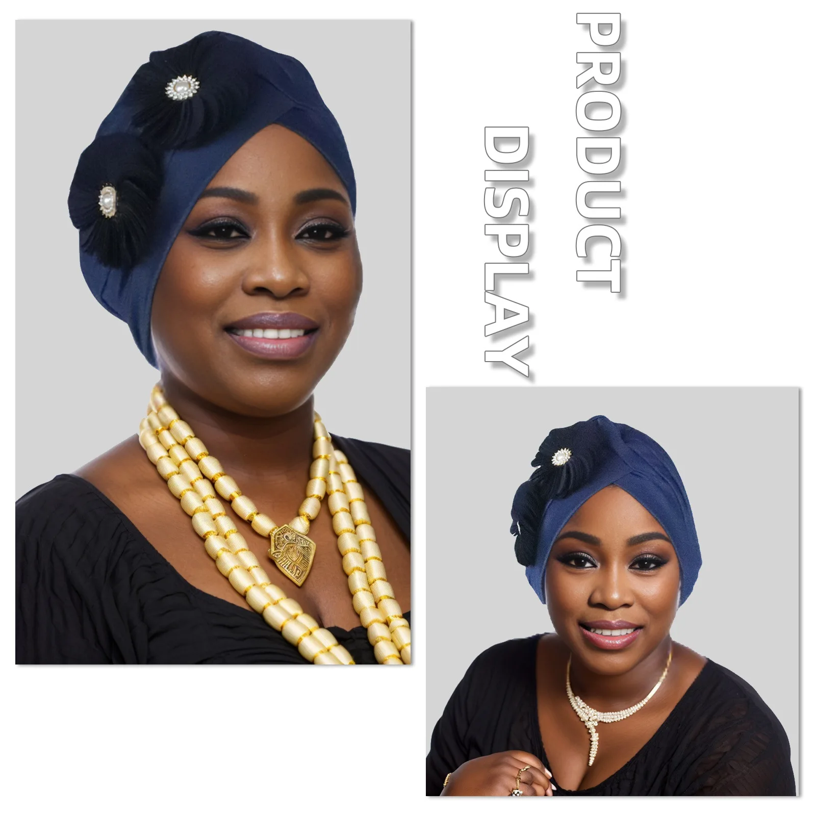 

Африканский женский цветок хиджаб тюрбан шляпа капот химиотерапия от выпадения волос мусульманский платок шапочки повязка на голову под шарфом Turbante Mujer