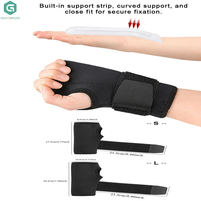 อุปกรณ์พยุงข้อมือแบบมืออาชีพ 1 ชิ้น สำหรับโรคข้ออักเสบ สายรัดข้อมือ ป้องกันอาการเคล็ดขัดยอก สำหรับออกกำลังกาย