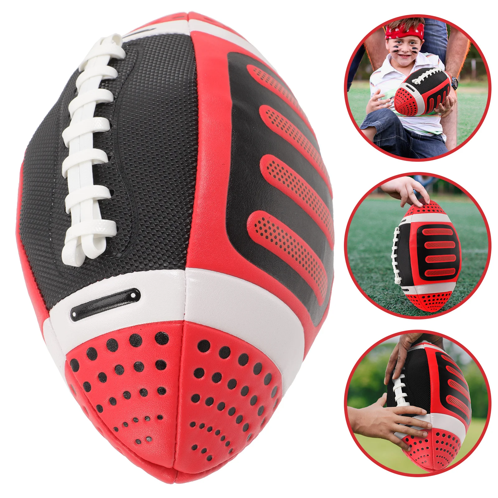 Rugby fornecimento ao ar livre crianças brinquedo profissional bola escola engraçado portátil bolas de treinamento mini futebol