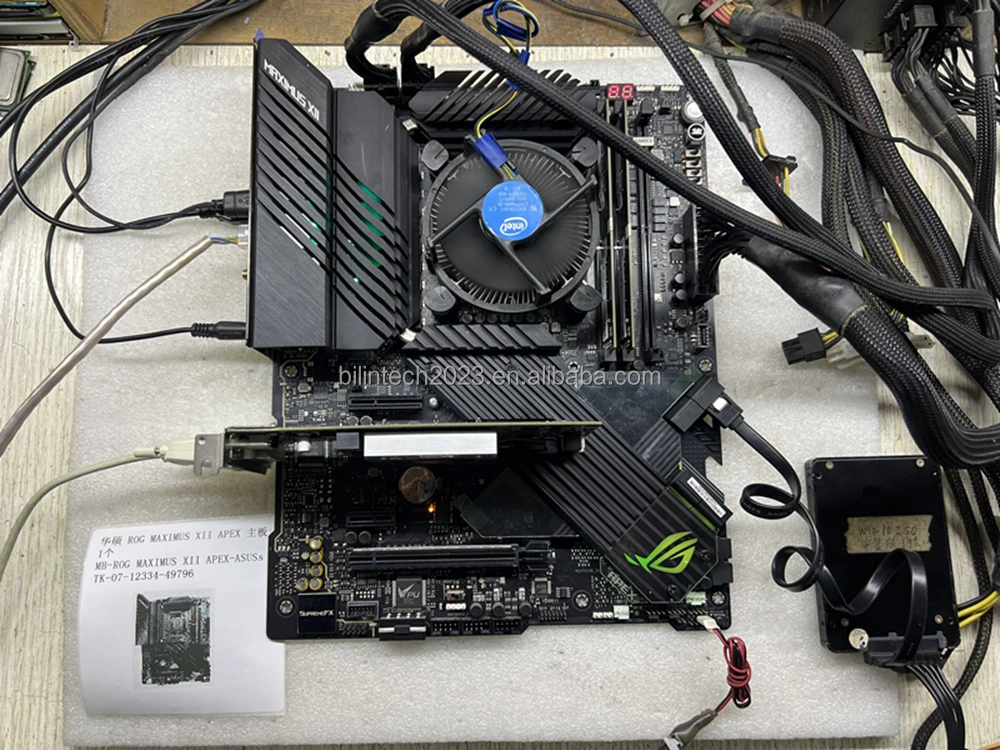للوحة الأم ROG MAXIMUS XII APEX LGA1200 PCI-E3.0 M.2 ATX 100% اختبار العمل