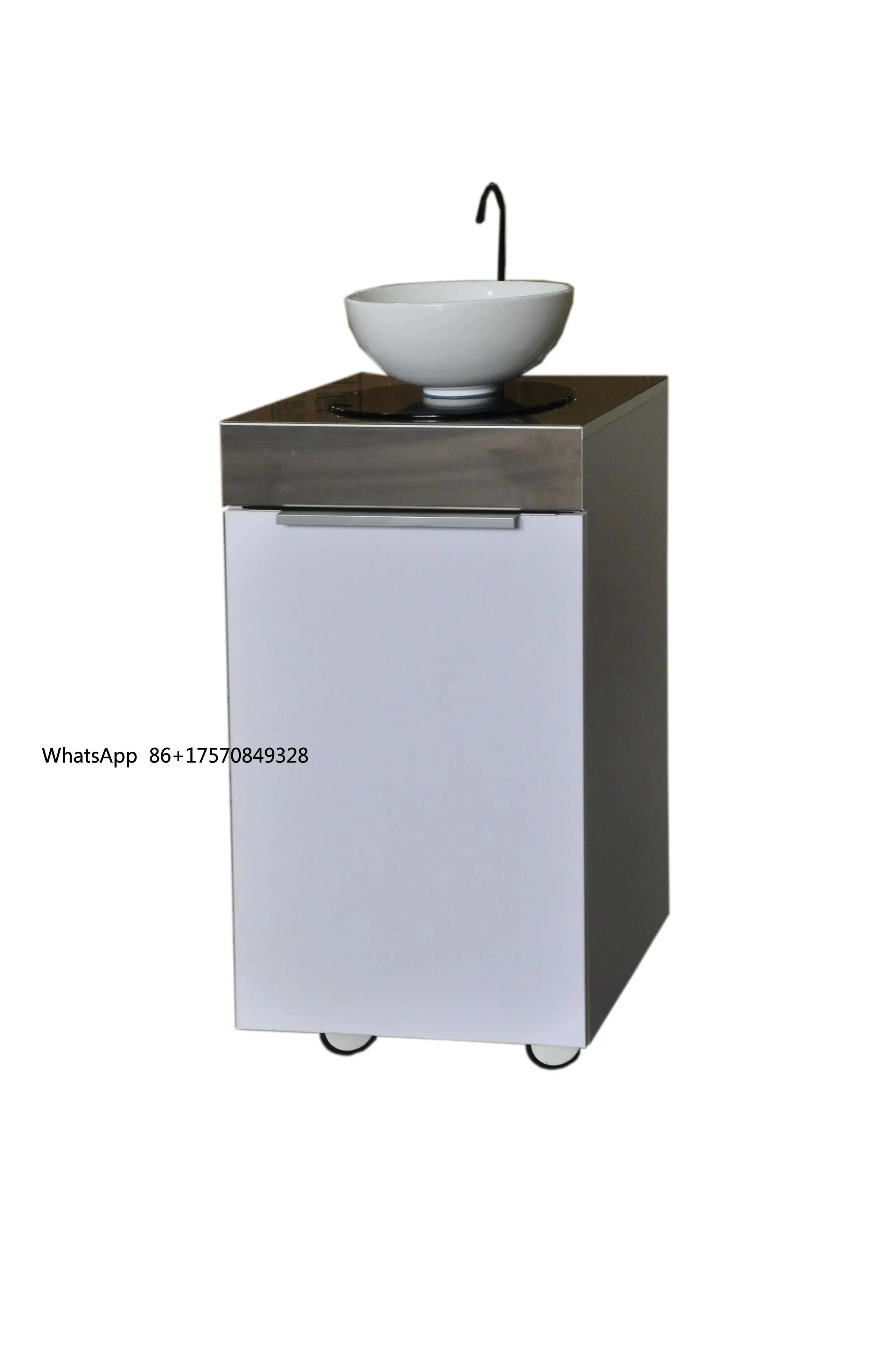 Exhibition Electric Portable Basin Sink Washbasin Washbasin with water tank, no plumbing and heating function view 2