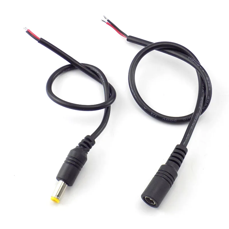 22AWG DC 12V 5.5*2.1mm Power Cable Extension Male Female Connector Power Supply Adapter For CCTV Camera LED Strip Light C3