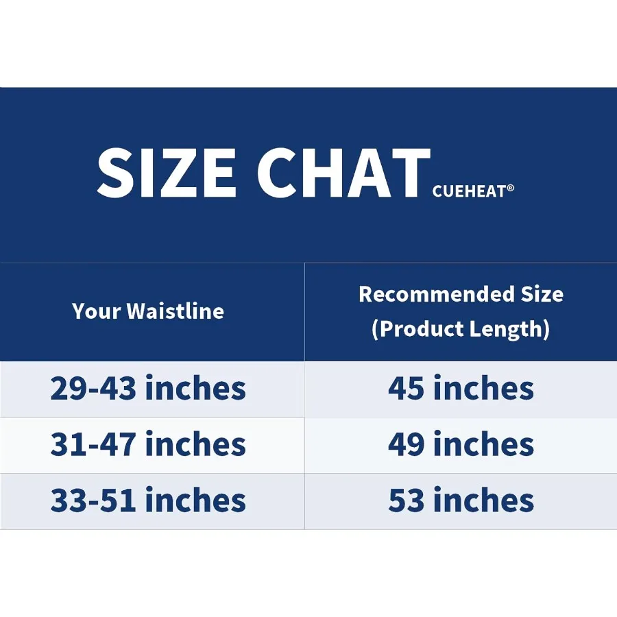 CUEHEAT Bantalan Pemanas Tanpa Kabel Sabuk Pinggang Dipanaskan untuk Pemanas Listrik Punggung Bawah dan Pijat Bertenaga Baterai Isi Ulang Hitam 5