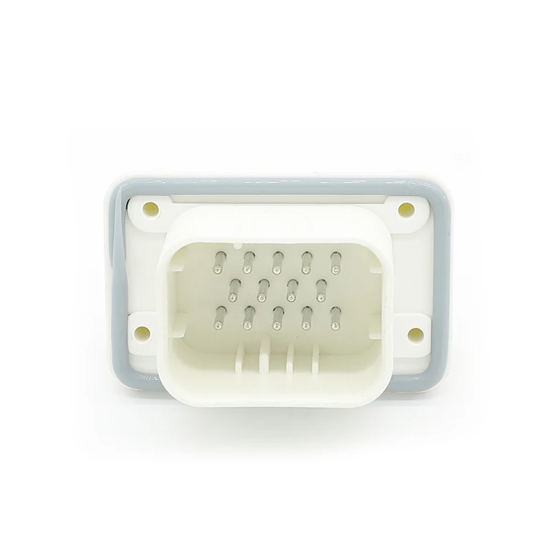 776262-2 موصل السيارات الأبيض 14Pin الزاوية اليمنى PCB جبل رأس ECUseries